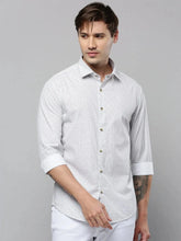 Men White Printed Casual Shirt-TVSPRINT-4855-White